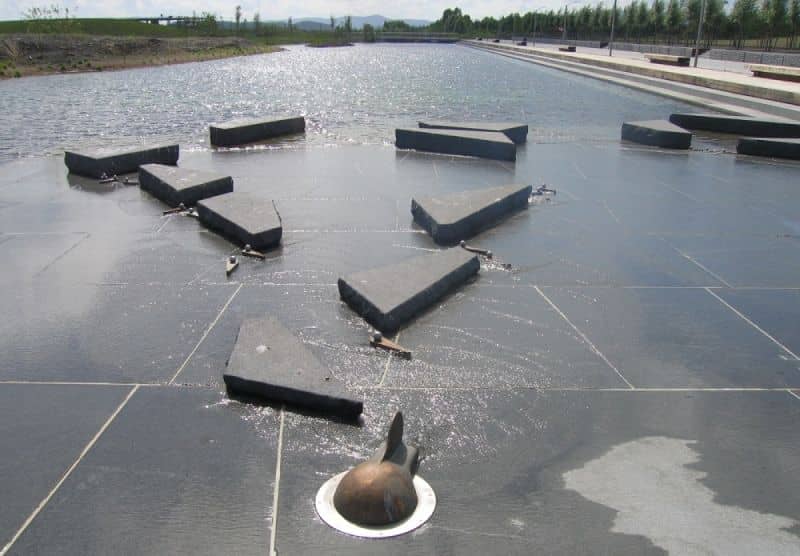 Nansen park water sculpture.